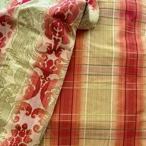 Vintage Kravet Sunset plaid fabric